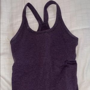 Purple Lulu Lemon ribbed tank